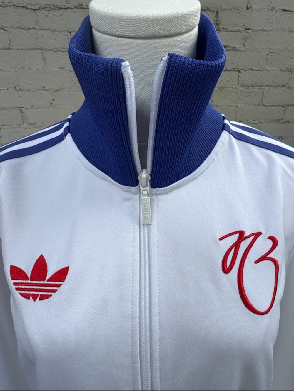 adidas Originals x Jude Bellingham Track Top Jacket White Blue Size M - Picture 11 of 16